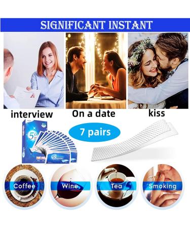 14 Peroxide-Free Whitening Strips | 5D Teeth Whitening Strips for Gentle Stain Removal & Enamel Protection - Buy Online on GoSupps.com