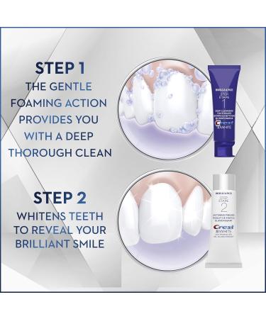 Crest 3D White Brilliance Toothpaste and Whitening Gel 2 Step System - 85 ml and 63 ml Tubes packaging may vary - Buy Online on GoSupps.com