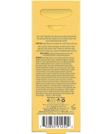  Burt's Bees Burt's Bees Naturally Clean Lavender and Honey Hand Cream - Buy Online on GoSupps.com