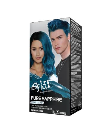 Splat Pure Sapphire Original Complete Kit - Vibrant Hair Color for All Hair Types | Fast International Shipping - Buy Online on GoSupps.com