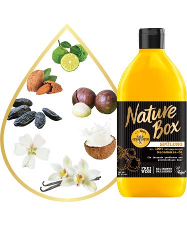 Nature Box Macadamia Oil Conditioner - Pack of 3 (3 x 385ml) | Nourishing Hair Care - International Shipping Available - Buy Online on GoSupps.com