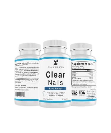 Clear Nails Extra Strength Probiotic Fungus Inhibitor | 50 Billion CFU - Buy Online on GoSupps.com