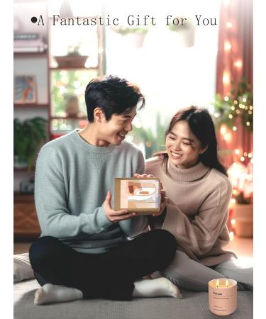 Strong Scented Sandalwood Candle - 11.3 Oz | 50 Hours Burn Time | Elegant Home Decor & Gift for Women - Buy Online on GoSupps.com