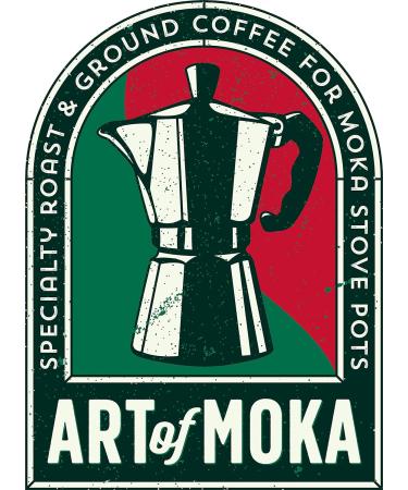 Art Of Moka Strong Moka Ground Coffee 227g | Dark Roast Caffe di Catania - Strength 5 (Pack of 1) - Buy Online on GoSupps.com