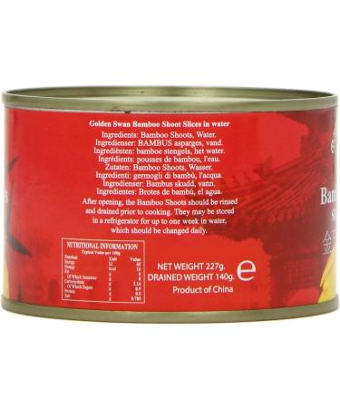 Golden Swan Bamboo Shoot Slices 227g - Premium Quality (Pack of 1) - Buy Online on GoSupps.com