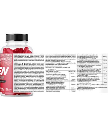 Trec Nutrition Clenburexin 90 Caps - Advanced Thermogenic Fat Burner with Green Tea Caffeine & L-Tyrosine | Boost Metabolism & Energy includes Yerba Mate & Cayenne - Buy Online on GoSupps.com