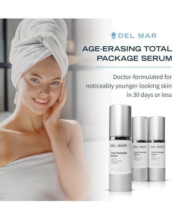 Vitamin C Hyaluronic Acid Serum - Ultimate Skincare Total Package - Buy Online on GoSupps.com