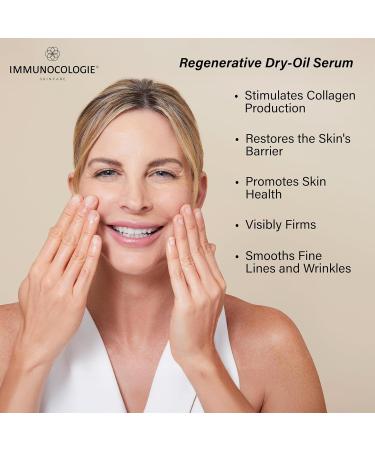 IMMUNOCOLOGIE Face Serum Oil- Dry Oil Serum That is Nourishing and Softening for Firmer More Supple Skin and All Over Radiance - 1 fl oz/30 ml - Buy Online on GoSupps.com