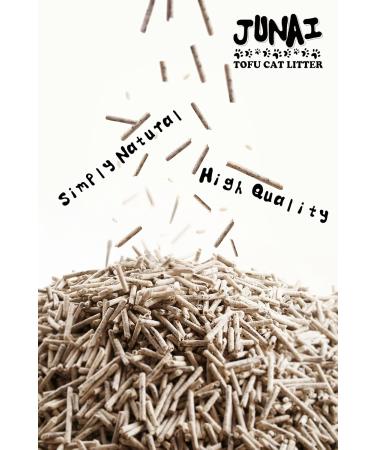 JUNAI Tofu Cat Litter 2.3kg Active-Carbon Pellet Natural Clumping Cat Litter flushable Biodegradable Kitty Litter Good for All cat Litter Box Lightweight dust Free and Odor Control Active-Carbon Pellet One Pack - Buy Online on GoSupps.com