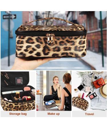 Leopard Pattern Make-Up Bag Set | Waterproof Portable Travel Cosmetic Organizer | 4 Multi-Functional Cases with Zipper | Best for Travel & Home Use - Buy Online on GoSupps.com
