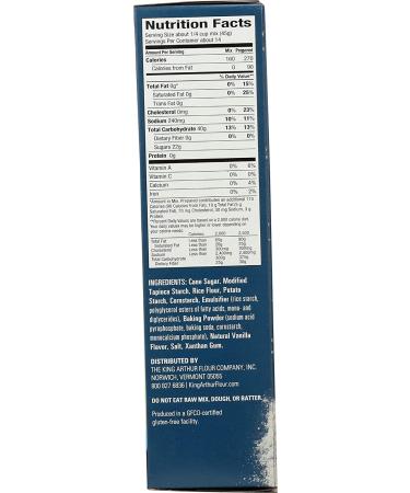 King Arthur Cake Mix Yellow - 22oz | Premium Quality Baking Mix - Buy Online on GoSupps.com