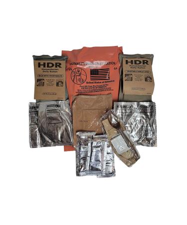 HUMANITARIAN DAILY RATION MRE - Random Menu | New Inspection Date 2/2022 | Made in USA by Sopacko | Authentic USGI Rations - Buy Online on GoSupps.com