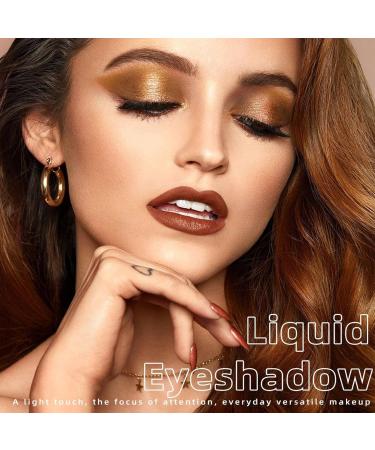 Liquid Eyeshadow Set 6 Pieces Durable Waterproof Double Sided Eye Shadow for Beginners and Girls for Dating Party Work Social Occasions Special Occasions - Buy Online on GoSupps.com