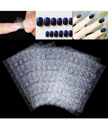 Double-Sided Nail Tips Stickers - 50 Sheets of Transparent Self-Adhesive for Perfecting Manicures | International Shipping Available - Buy Online on GoSupps.com