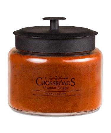 Crossroads Orange Clove Scented 4-Wick Candle 64 Ounce
