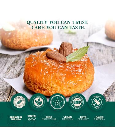 Dry Roasted Almonds Unsalted 3 lbs | Gluten & Peanut Free | Non-GMO | Healthy Protein Snack | Premium Quality Batch Tested - Buy Online on GoSupps.com