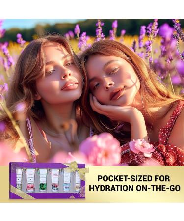 Hand Cream Gift Set for Women Spa Luxetique Shea Butter Cream Gifts 6 Travel Size (1oz each) Nourishing Hand lotion Set with Natural Aloe and Vitamin E Moisturizing & Hydrating for Dry Hands. Ideal Gift for Mother's Day Birthday Christmas Mom Gifts Cherry - Buy Online on GoSupps.com