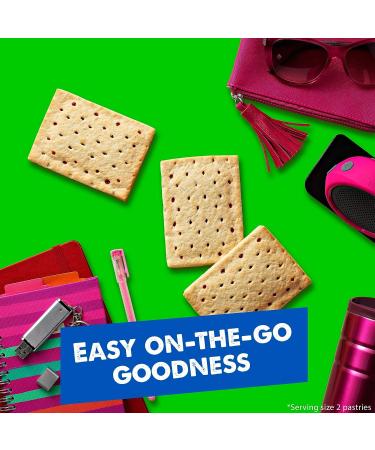 Pop-Tarts Unfrosted Strawberry Toaster Pastries - 20.3oz Box (12 Pack) | Breakfast Foods & Kids Snacks - Buy Online on GoSupps.com