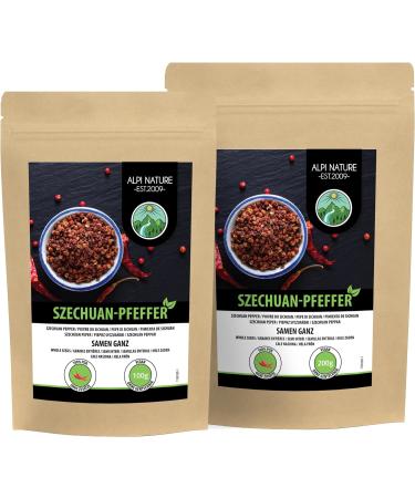 200g 7oz Whole Szechuan Peppercorns - 100% Natural, Additive-Free, Vegan Timut Pepper - Buy Online on GoSupps.com
