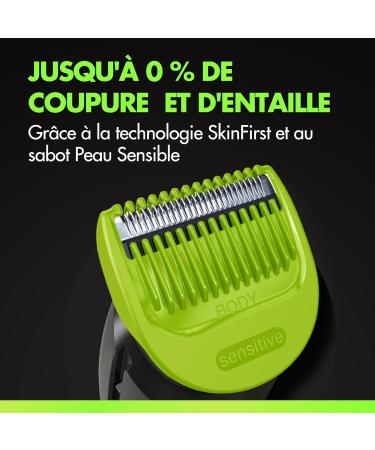 Gillette Labs Body Plus Intimate Tondeuse Homme i5 Tondeuse Corps Et Zone Intime Etanche Coffret Homme Avec 3 Sabots Dont Un Pour Peau Sensible Lames Durables Gillette Technologie Autosense - Buy Online on GoSupps.com