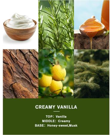 IZIDDO Creamy Vanilla Scented Candles - 7oz Natural Handmade Candles for Home | Perfect Gifts for Women - Buy Online on GoSupps.com