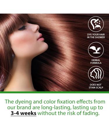  CCKULOOB Instant hair coloring shampoo natural and long-lasting for men and women 500 ml dark brown - Buy Online on GoSupps.com