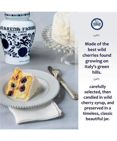 Fabbri Amarena Wild Cherries in Syrup 21oz - Gluten Free, Non-GMO, Vegan - Buy Online on GoSupps.com