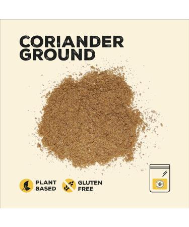Nature Kitchen Coriander Ground 500g - Gluten-Free & Vegan Seasoning Spice for Everyday Cooking - Ideal for Marinades, Sauces, Frying, Baking, and Grilling - Buy Online on GoSupps.com