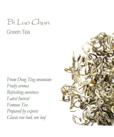 Buy Bi Luo Chun Green Tea - Authentic Loose Leaf Chinese Tea - 100g Premium Quality - Buy Online on GoSupps.com