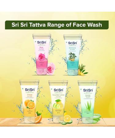 Sri Sri Ayurveda Cucumber Face Wash 60ml | Refreshing Natural Skincare for All Skin Types - Shop Internationally - Buy Online on GoSupps.com