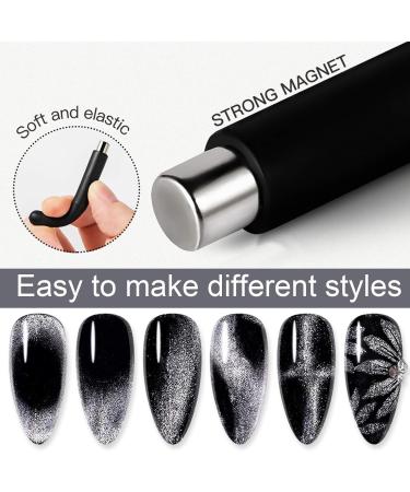 5pcs Professional Nail Polish Magnet Pen Set - Manicure Tool for UV Gel Polish - Perfect for Nail Art - Buy Online on GoSupps.com