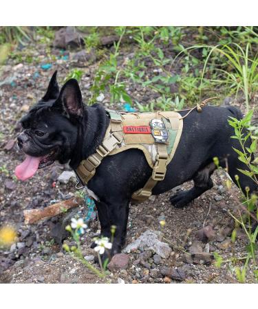 Oneigris Dog Harness - Fire Watcher Tactical Dishes No-Pull D-Ring 1000D Nylon XS Multicolored | International Shipping Available - Buy Online on GoSupps.com