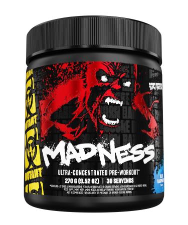 Mutant Mutant Madness 225g PreWorkout Concentrated formula Blue Raspberry