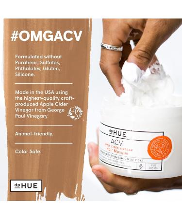 dpHUE Apple Cider Vinegar Hair Masque 9 oz - Deep Conditioning Treatment for Dry & Damaged Hair - Natural Mask with Avocado, Rosehip & Coconut Oils - Buy Online on GoSupps.com