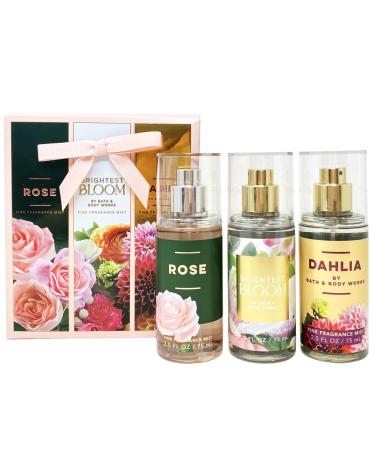 Bath and Body Work Set of 3 Assorted Travel Sized Fine Fragrance Mists