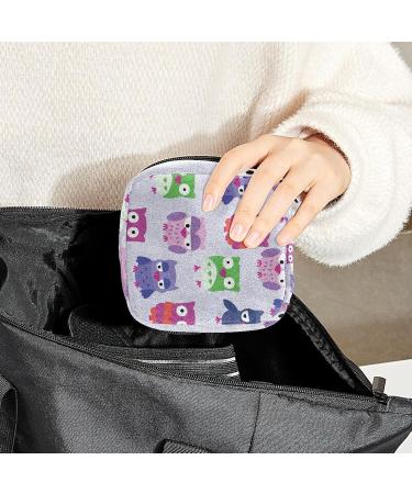 Women's Bonds Stilling Pockets | Portable Period Kit - Bunte Buho Owl Pattern | Feminine Product Bag for Girls - Shop Now! - Buy Online on GoSupps.com