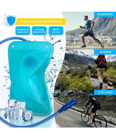 1L Hydration Bladder Backpack for Hiking | Reusable Leak Proof Water Reservoir - Cycling Water Backpack Army Hydration Bladder - Buy Online on GoSupps.com