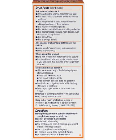 Motrin Children's Oral Suspension Ibuprofen Berry Pain Relief 4 Fl Oz - Pack of 1 - Buy Online on GoSupps.com