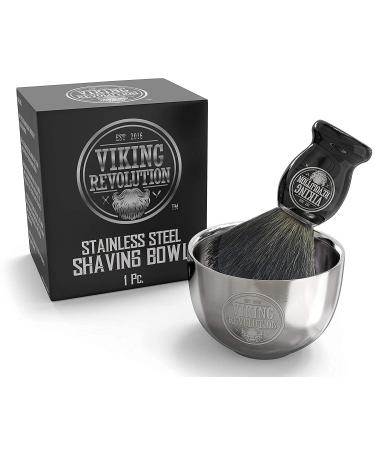 Stainless Steel Shaving Soap Bowl - Unbreakable Double Layer Shaving Mug for Wet Shave - Buy Online on GoSupps.com