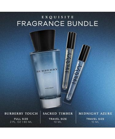Broozy Collections - Men Cologne Set Bundle with 1 Full Size Burberry Touch Eau de Toilette (100 ml) and 2 Travel Size Mens Sample Cologne Bottles (10 ml) - Mens Cologne Gift Set Men Gift Set Sampler - Buy Online on GoSupps.com