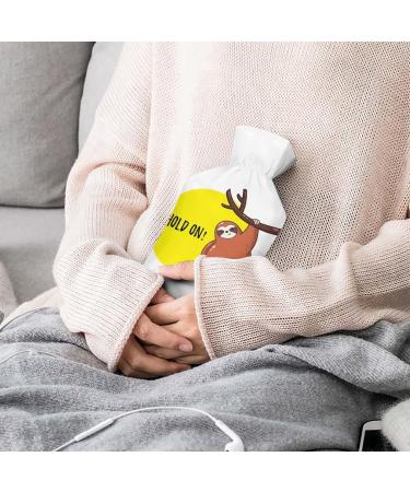 Sloth Hot Water Bottle with Plush Cover Cozy Bed Hand Warmer for Adults & Children | 26.5x15.3cm International Shipping Available - Buy Online on GoSupps.com