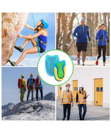 Orthopedic Heel Pillows - Silicone Gel Cushions for Heel Spurs & Plantar Fasciitis Relief | Soft Insoles for Men & Women - 2 Pairs - Buy Online on GoSupps.com