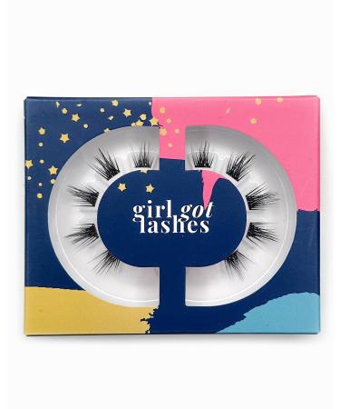 GirlGotLashes Mini Boxes Star Gazer Eyelash Extensions for Home 1 Eyelash Pair Fake Lashes with 5-7 Days Hold Vegan Handmade - Buy Online on GoSupps.com