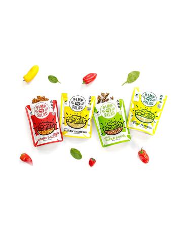 Pimp My Salad Hemp Parmesan: Vegan Cheese & Protein Powder Superfood | Dairy-Free Hemp Cheese Alternative | Low Carb | 2 Value Packs - Buy Online on GoSupps.com