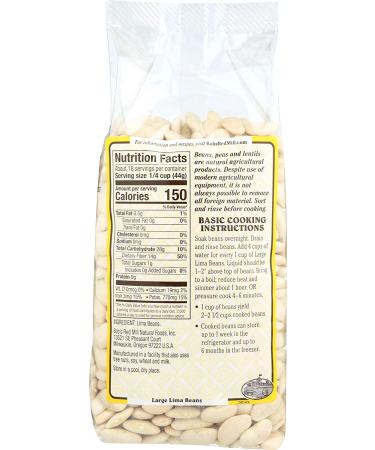 Bob's Red Mill Large Lima Beans 28 oz - Premium Quality Legumes - Buy Online on GoSupps.com