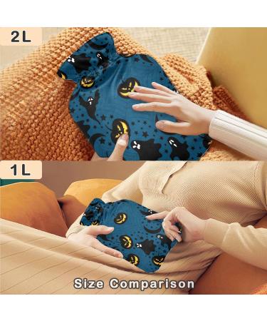 Buy Naanle Halloween Pumpkin Spirit Heat Bottle - 1L Hot Water Bottle for Pain Relief & Warmth | Ideal for Bed & Hand/Foot Therapy | International Shipping Available - Buy Online on GoSupps.com