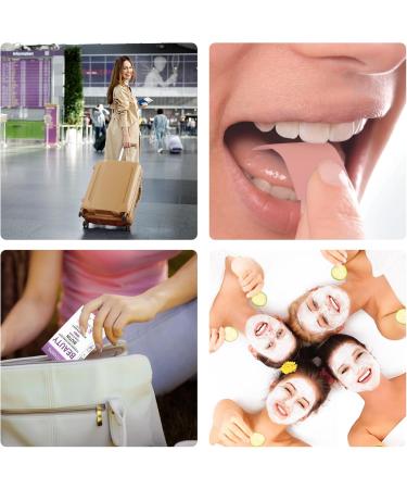 Oral Strips for Hair Growth Glowing Skin & Strong Nails Fast-Acting Biotin Vitamin E Collagen & Folate Supplement for Men & Women 2X Faster Results Strawberry Flavor 30 Strips | Sugar Free - Buy Online on GoSupps.com