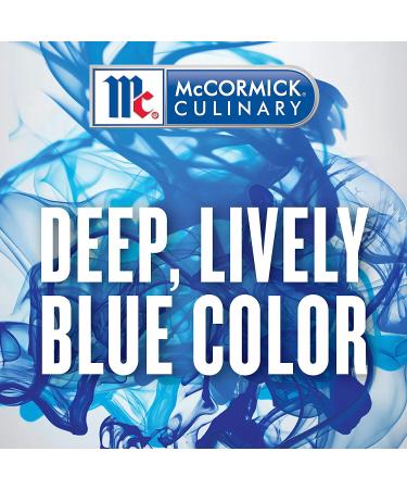McCormick Culinary Blue Food Coloring 16 fl oz - Perfect for Cakes, Cookies, and Icings - 1 Bottle - Buy Online on GoSupps.com