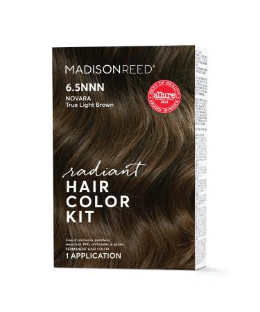 Madison Reed Radiant Hair Color Kit  Shades of Black Pack of 1 Novara Light Brown - 6.5NNN