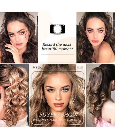 PEACOCO 16 Inch Body Wavy Drawstring Ponytail Extension - Long Curly Synthetic Hair Piece for Black Women (1B) - Buy Online on GoSupps.com